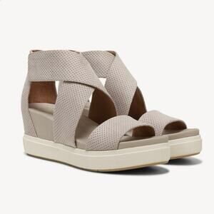 Dr Scholl’s Women's Sheena Wedge Sandal - oyster - size 9.5